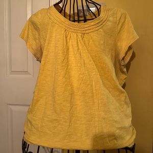 Faded Glory Womens 2xl yellow blouse